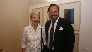 Rosa Fader de Guiñazú y Juan Pablo Marchionni.