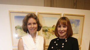 Grete Sillasen (embajadora de Dinamarca en Argentina) y Liliana Porolli de Pulenta.&nbsp;
