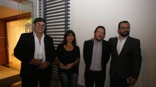 Juan Gustavo Fugale, Verónica Bosio, Héctor Rosas y Alejandro Frías.