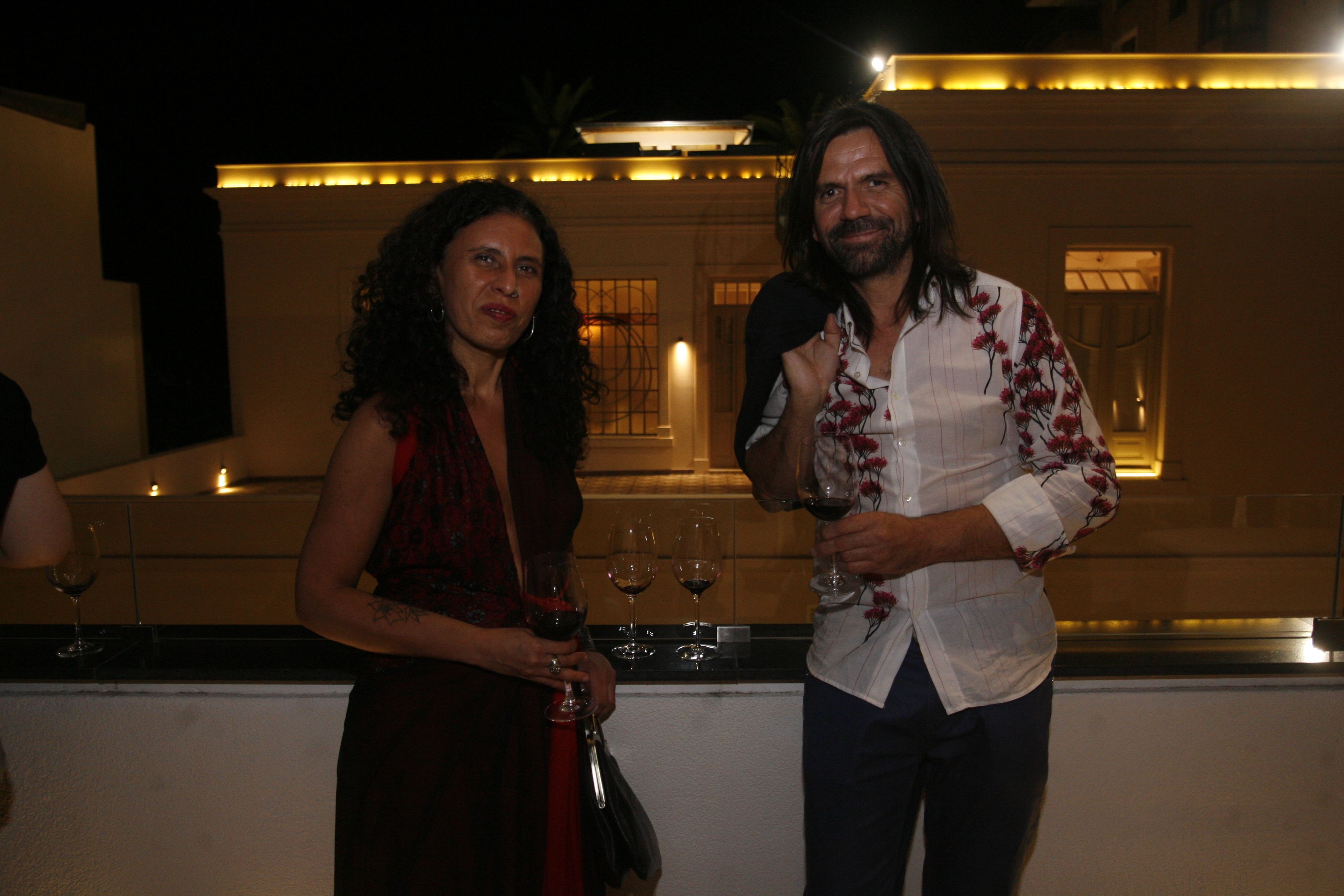 Los plásticos Lucia Coria y Fernando Jereb.