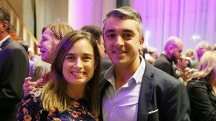 El futuro diputado nacional Sebastián Bragagnolo y su esposa Victoria Sánchez.&nbsp;