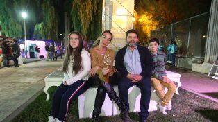 Lucia Méndez, Andrea Torres, Pablo y santiago Méndez.
