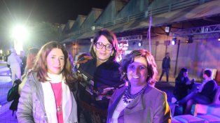 Faustina Alcalde, Pamela Salinas y Fabiana Della Gaspera.