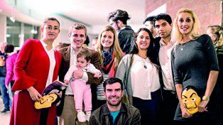 &nbsp;Cinthia Maggioni, Francisco Mondotte con su beba en brazos, Lorena Beier, Cecilia Cannizzo, Juan Pablo Martínez, Claudio Martos y Gisela Valdés.