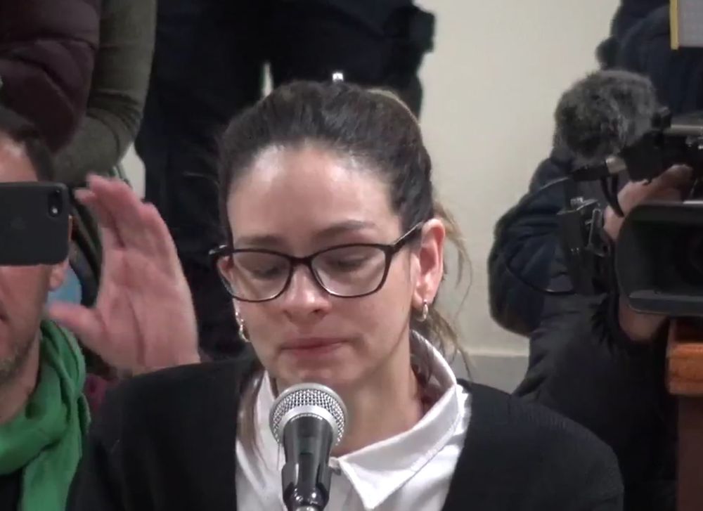 Julieta Silva, de 30 años, acusada de atropellar y matar a su novio Genaro Fortunato.