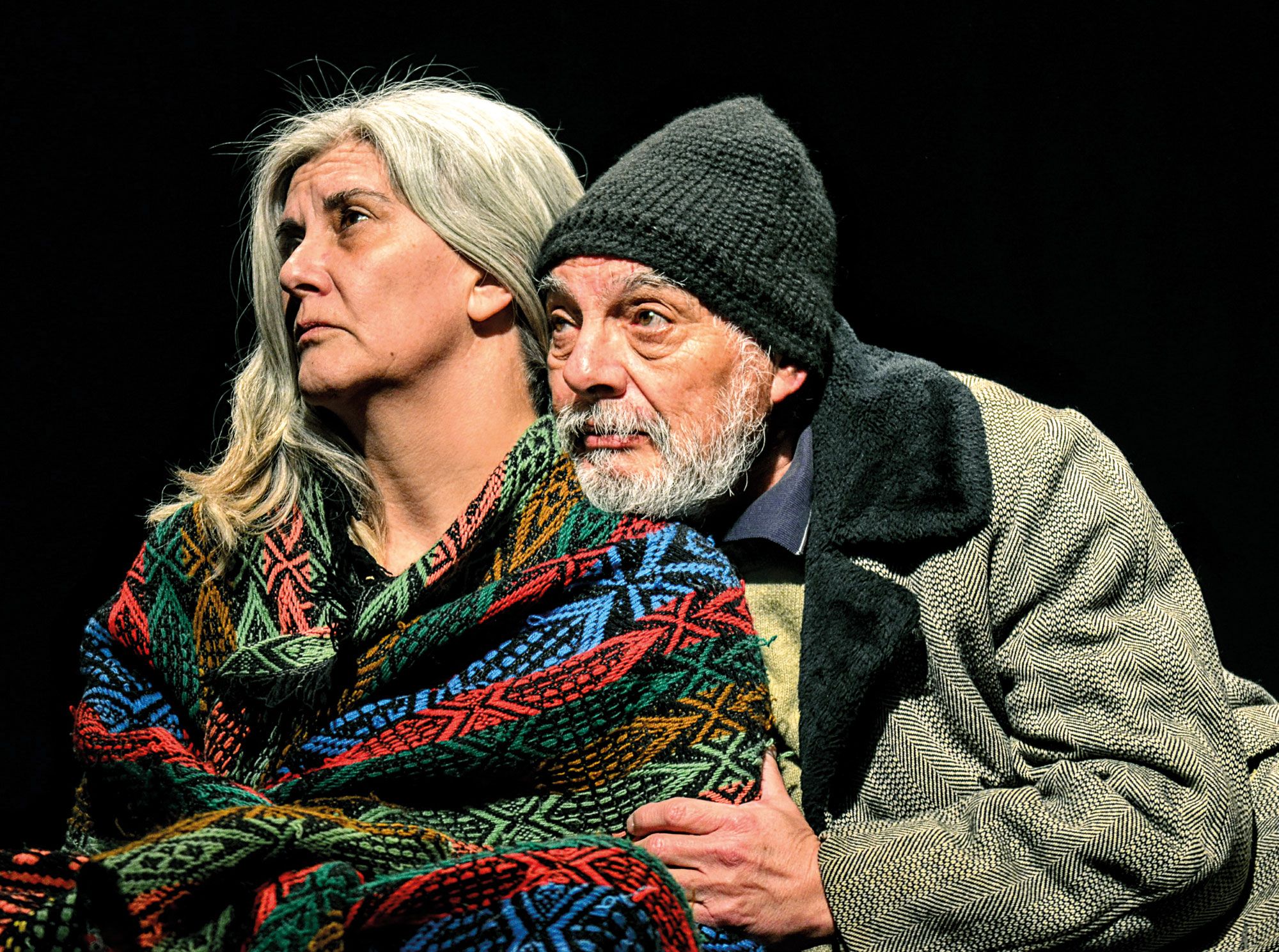 Ulf. Dana Echeverry y Pablo Ortiz, en los roles de Paloma y Jacinto.