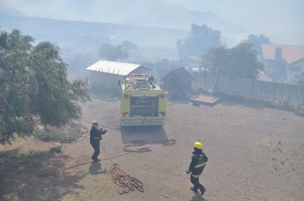 Incendio en el Cerro Arco. Foto: Luis Amieva