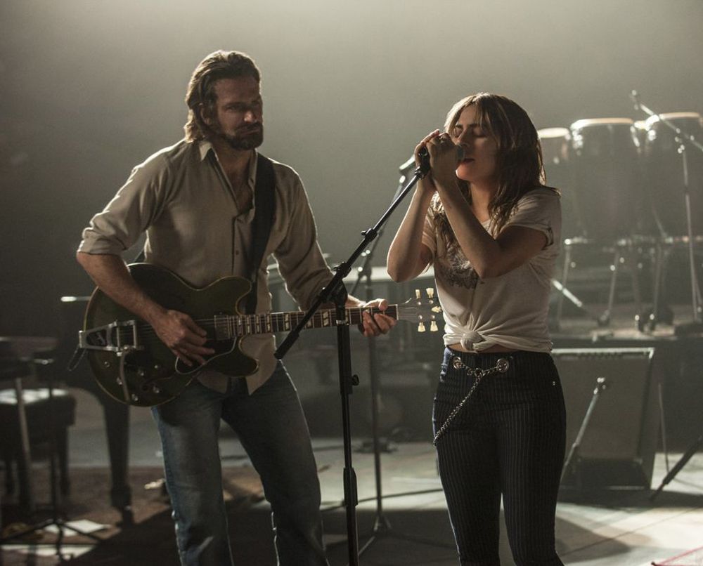 Bradley Cooper y Lady Gaga en Nace una estrella.&nbsp;
