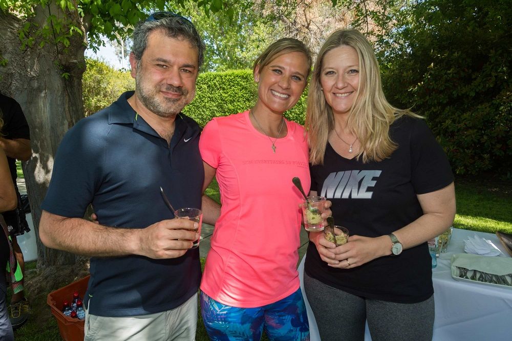 Fernando Jadur, Paola Mignaco y Lorena Céparro.