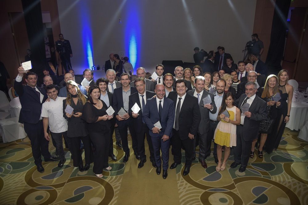 Celebran. Los premiados 2018 por la Asociación de Ejecutivos de Mendoza.