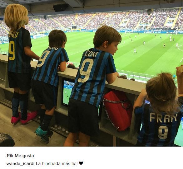 Ellos siempre están. Foto: Instagram Wanda Icardi.