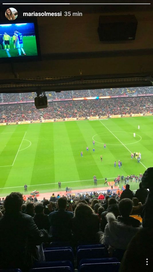 Historia en el Instagram de Sol.