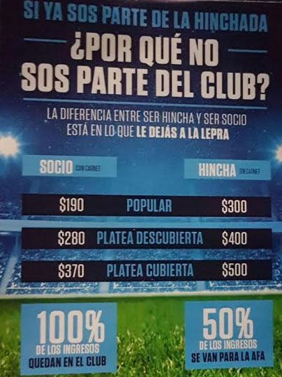 Aprovechá para hacerte socio