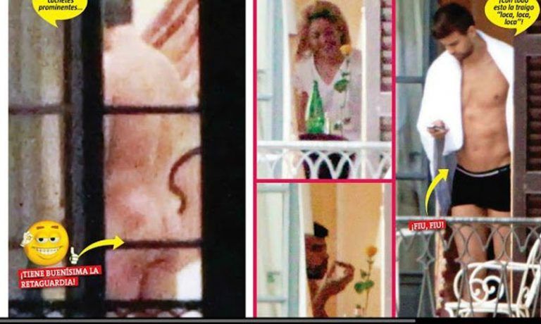 Qué dirá Shakira! La foto de Piqué sin ropa causa revuelo en España