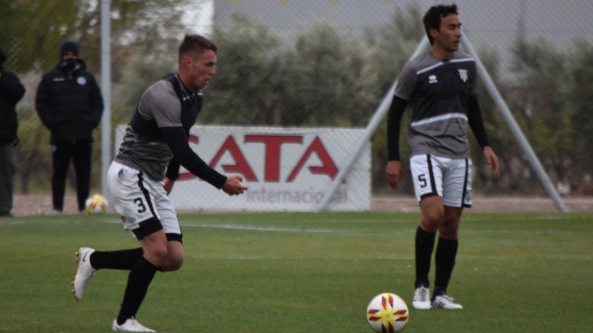 &nbsp;Brian Alferez sufrió un desgarro. Foto: gentileza Prensa Gimnasia y Esgrima.