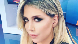 La foto de Wanda Nara transpirada y sin maquillaje
