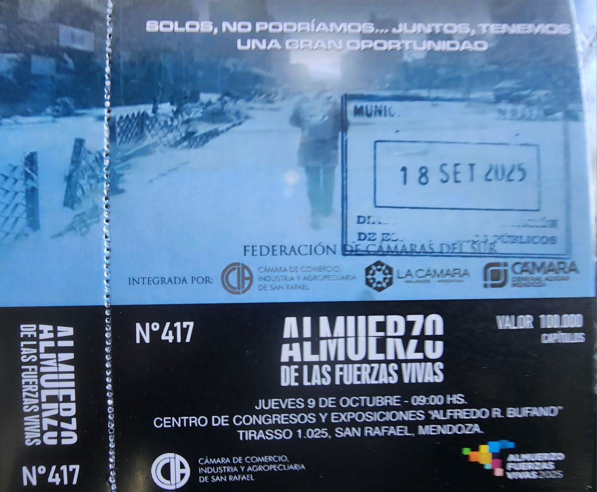 La gráfica de las tarjetas para el Amuerzo de las Fuerzas Vivas con imágenes de El Eternauta. Foto: Facundo García La gráfica de las tarjetas para el Amuerzo de las Fuerzas Vivas con imágenes de El Eternauta. Foto: Facundo García