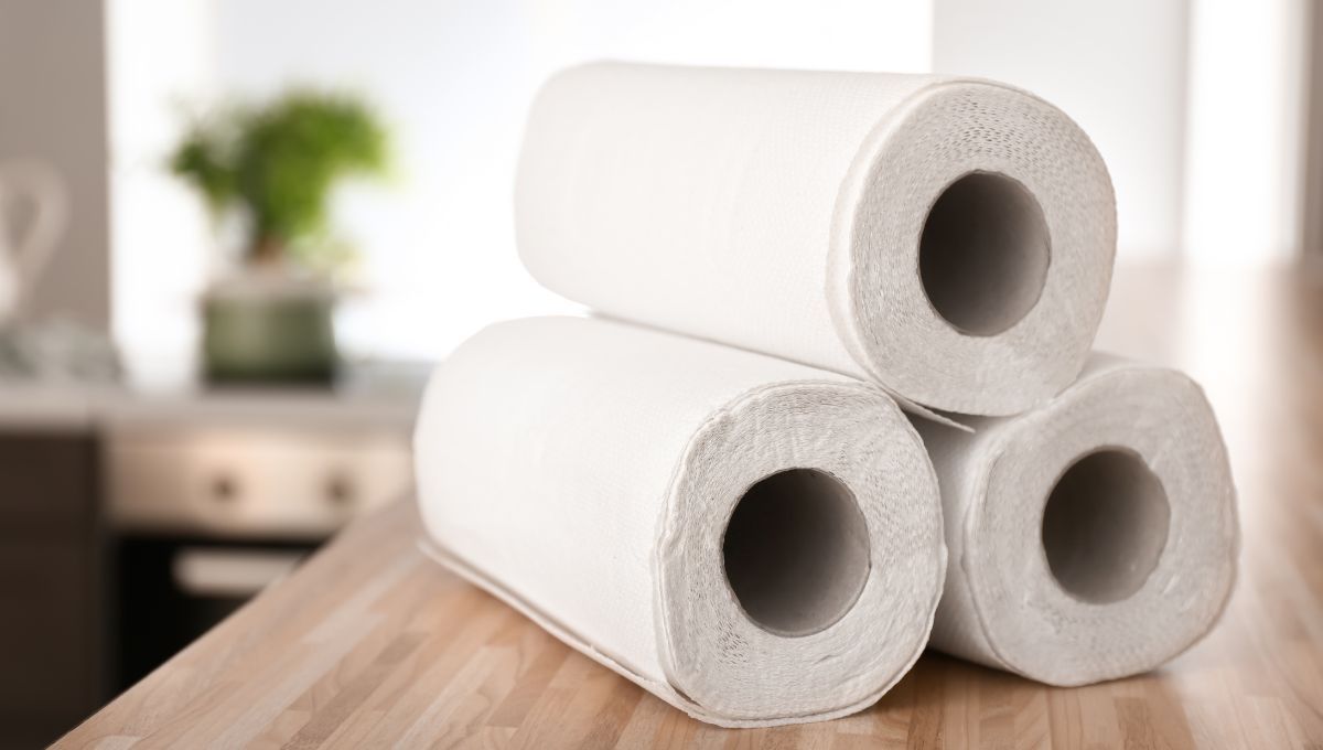 El papel de cocina ayuda a absorber la baba que se le forma al jamón cocido. 