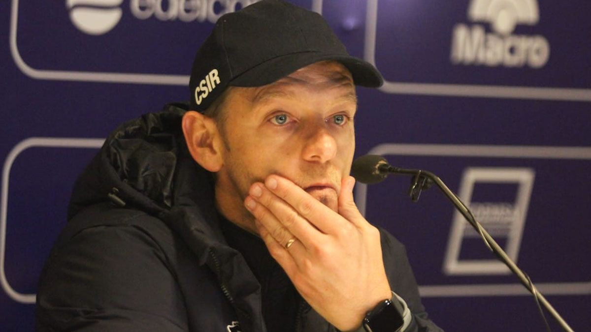 Cicotello no quiso hablar sobre el árbitro.