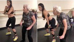 La coreografía viral de la abuela con Dura
