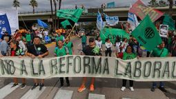 Una de las tantas marchas contra la reforma laboral, en este caso en Mendoza.