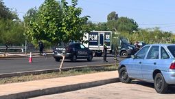 El accidente ocurrió en Costanera y Alberdi. Foto: Matías Pascualetti/Radio Nihuil. El accidente ocurrió en Costanera y Alberdi. Foto: Matías Pascualetti/Radio Nihuil.