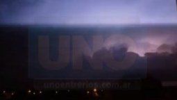 VIDEOS: Así llegaba la tormenta a Paraná