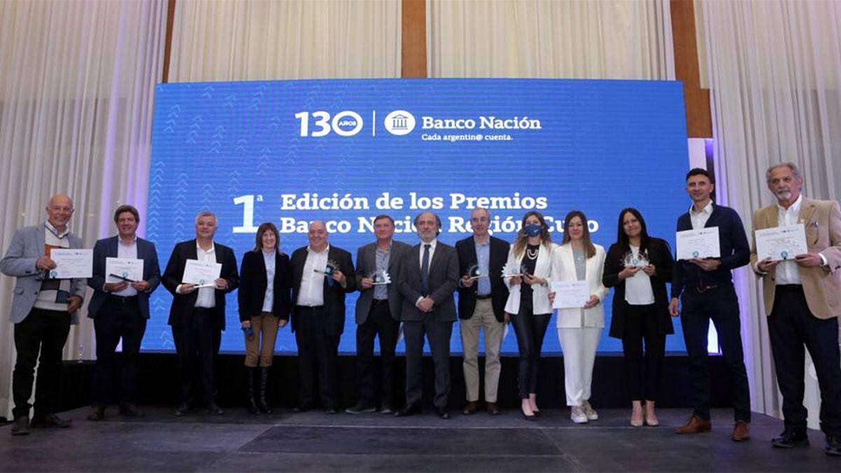 Banco Nación premió a empresas de Mendoza por su aporte a la producción