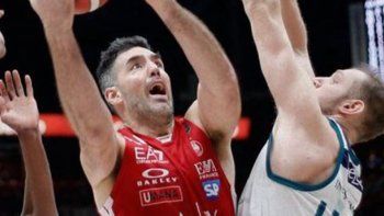 Scola tuvo una buena labor en Olimpia Milano, pero no pudo evitar la derrota