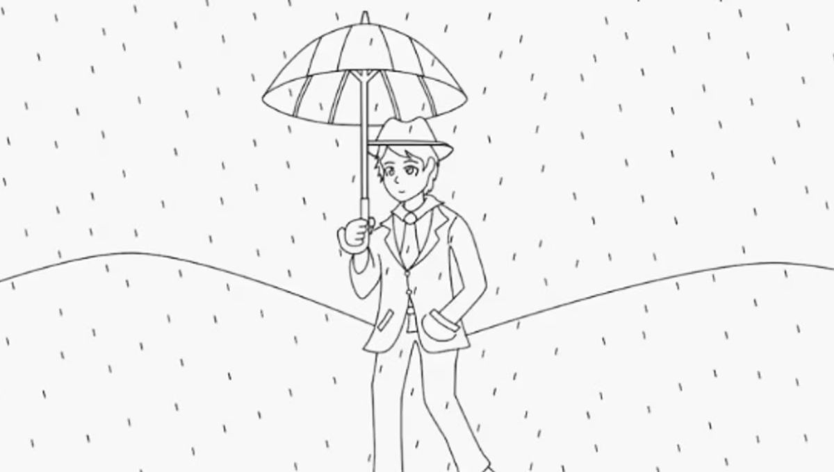 Dibujar una Persona bajo la lluvia: El truco definitivo para aprobar el test laboral