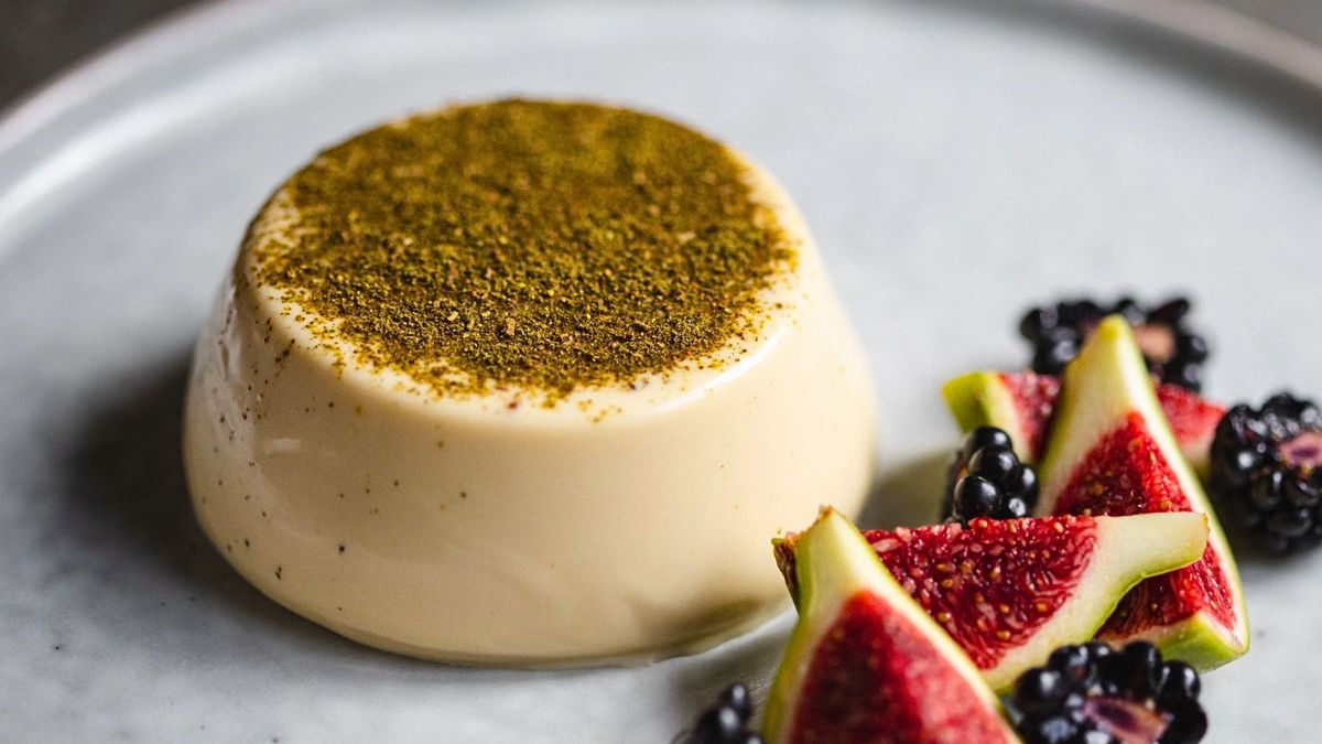 Receta d epanna cotta de yerba mate. Foto: gentileza riverford. Receta d epanna cotta de yerba mate. Foto: gentileza riverford.