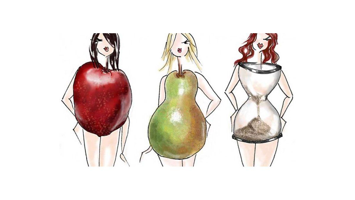 ¿Qué tipo de cuerpo tienes manzana, pera o reloj de arena?