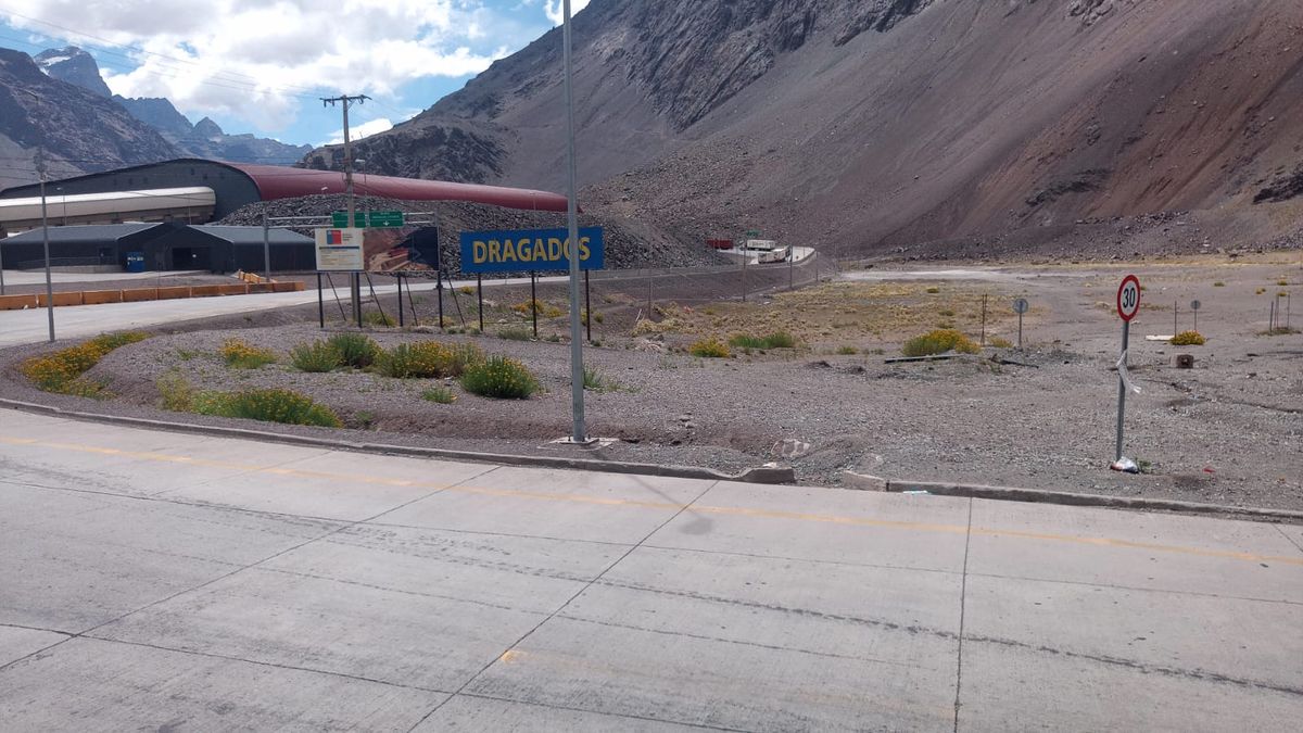 As&iacute; estuvo el Paso Cristo Redentor este jueves.