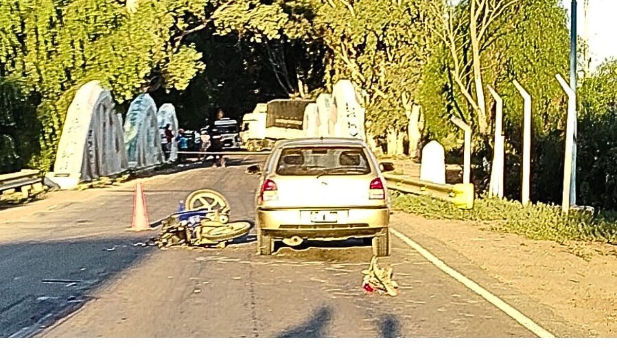 Un joven motociclista falleció en Lavalle tras chocar su moto contra un camión. 