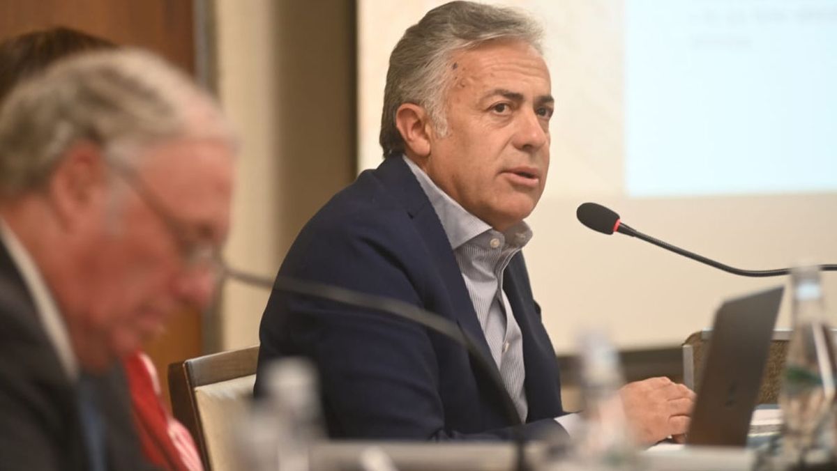 Alfredo Cornejo, candidato a gobernador de Cambia Mendoza.