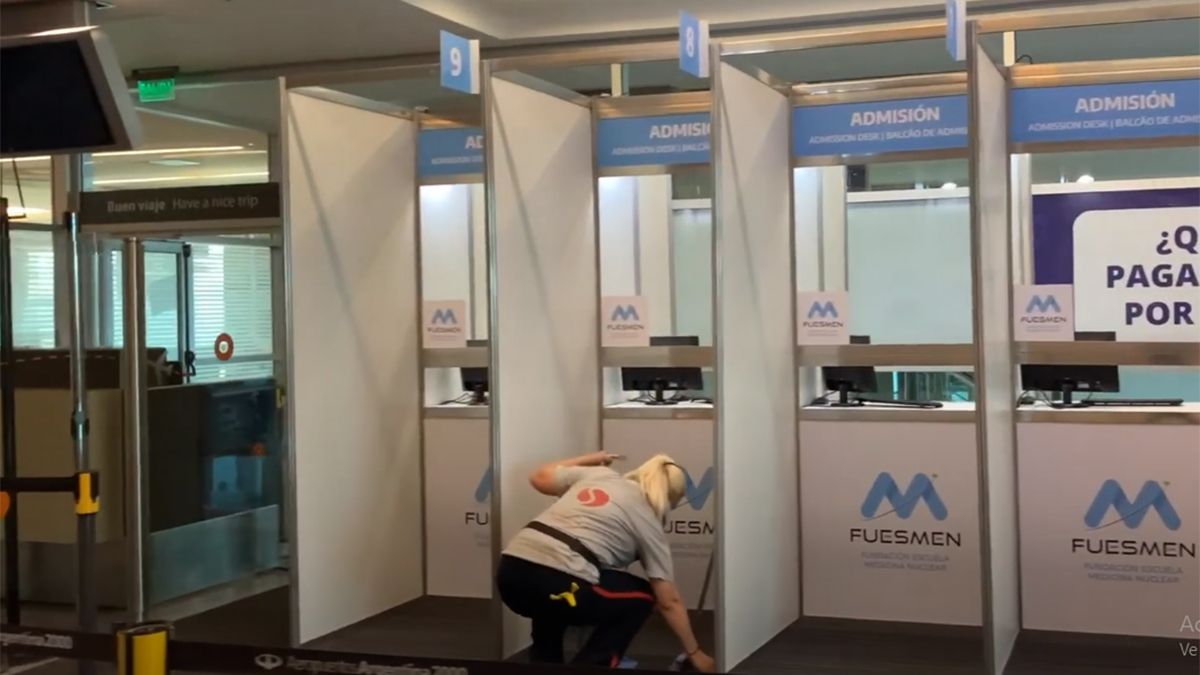 Videos: cómo funciona el centro de testeo en el aeropuerto El Plumerillo