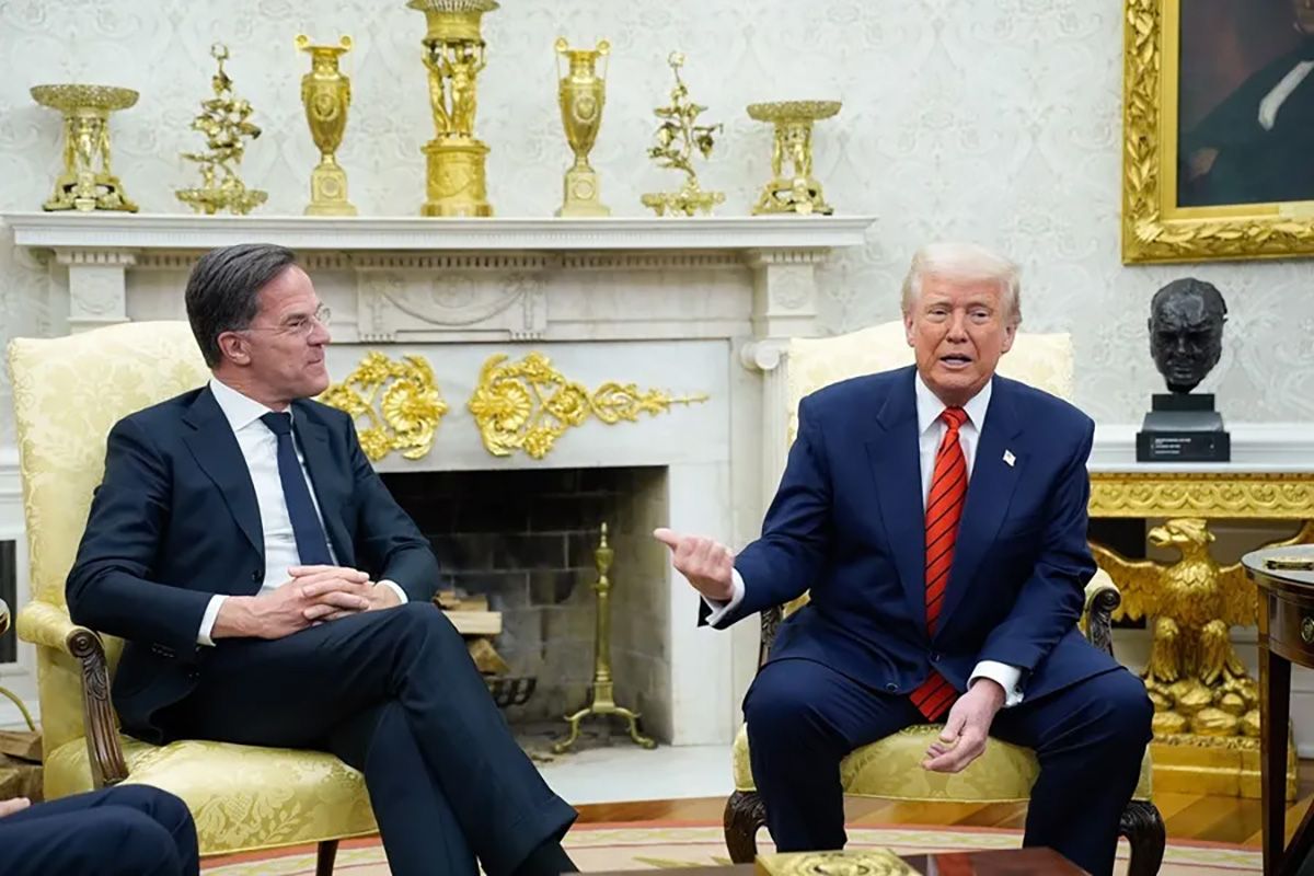 El presidente de Estados Unidos, Donald Trump, junto con el secretario general de la OTAN, Mark Rutte, en la Casa Blanca (Archivo). Cr&eacute;dito: EFE.