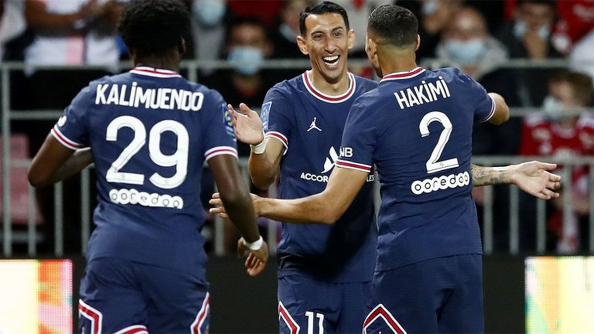 PSG, sin Messi, ganó con un gol de Di María