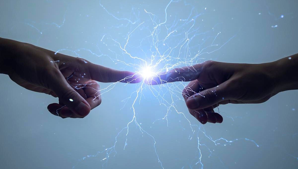 El fenómeno en cuestión se denomina electricidad estática entre personas