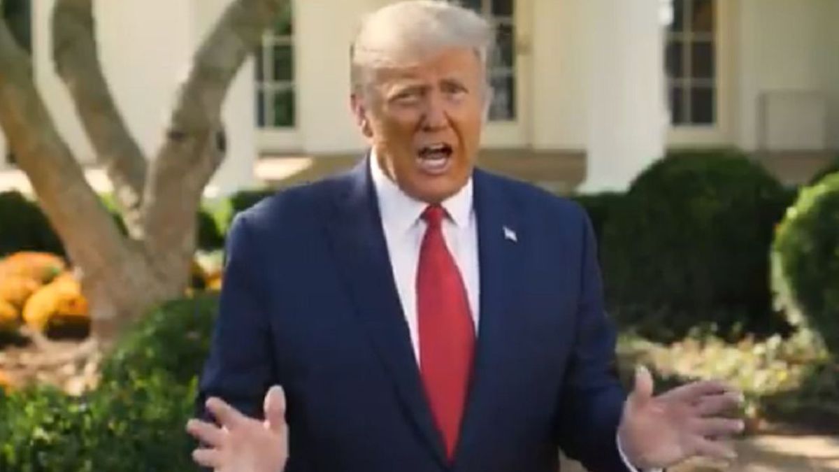 El presidente Donald Trump se niega a participar de un debate virtual frente a su rival en las elecciones, el demócrata Joe Biden, y aseguró que no va a contagiar a nadie