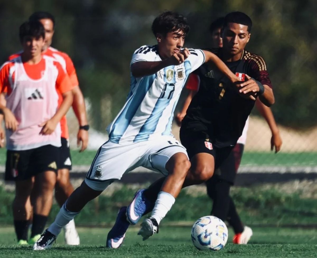 Juan Ignacio L&oacute;pez, de Godoy Cruz a la Selecci&oacute;n argentina Sub 17.