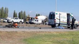 Un motociclista murió en un accidente
