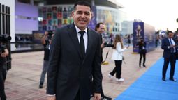 Juan Román Riquelme, en México, previo a ser reconocido con el ingreso al Salón de la Fama del Fútbol Internacional.