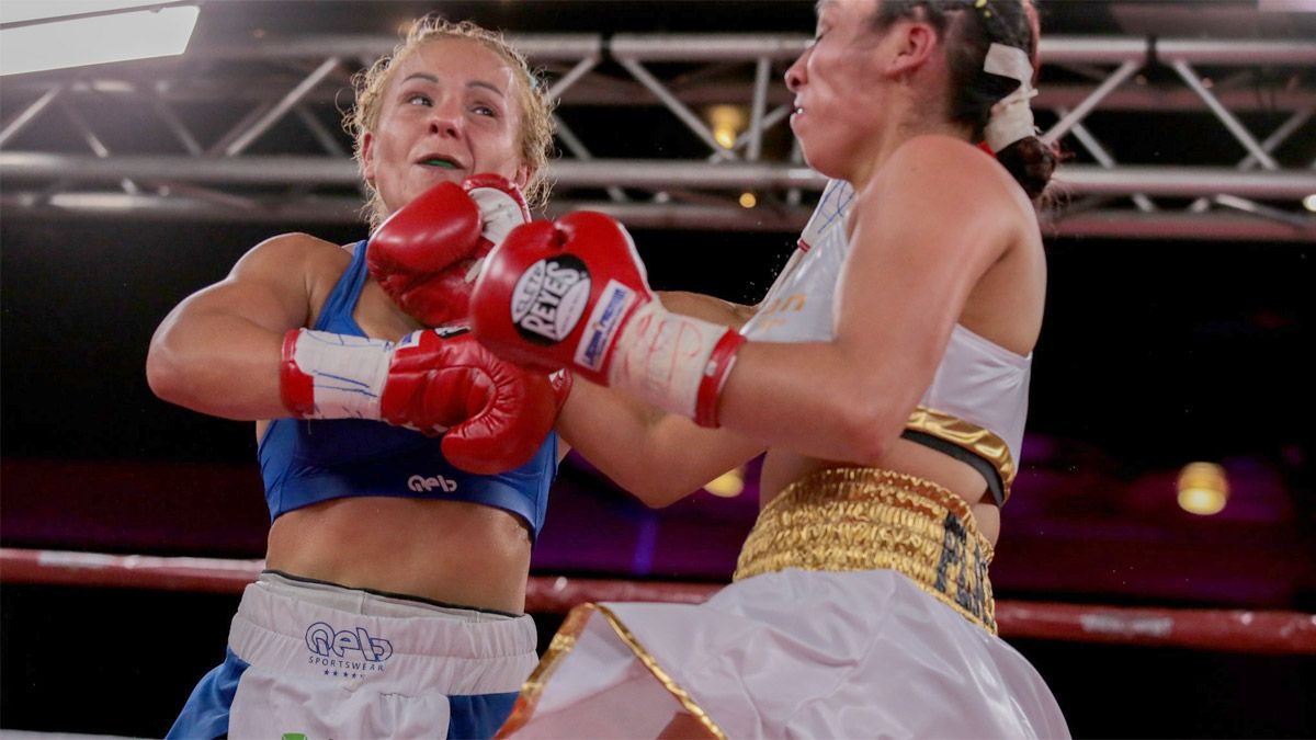 Yésica Tuti Bopp se sintió muy perjudicada por la desición de dos de los tres jueces de la pelea.