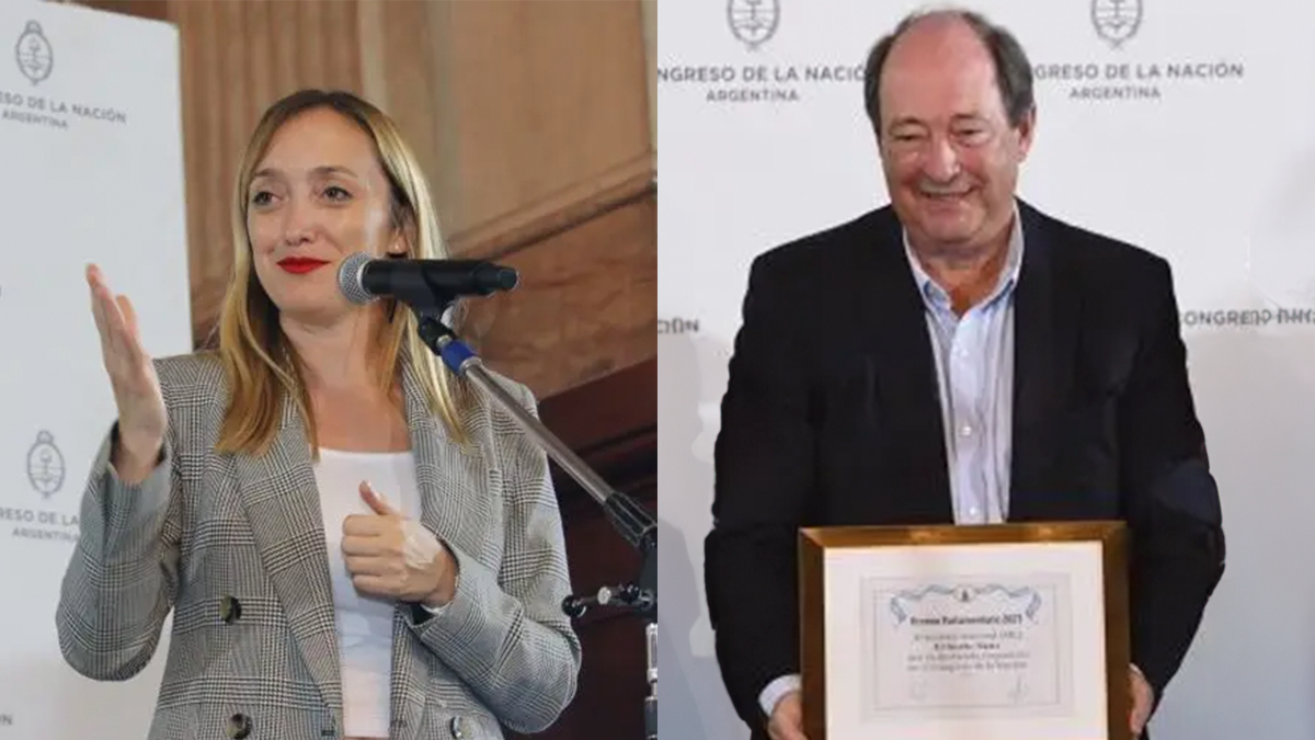 Anabel Fernández Sagasti y Ernesto Sanz fueron premiados.