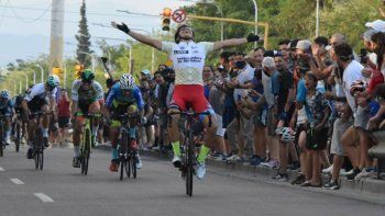 Nicolás Naranjo ganó la 1ª etapa y repitió triunfo en la Vuelta de Mendoza