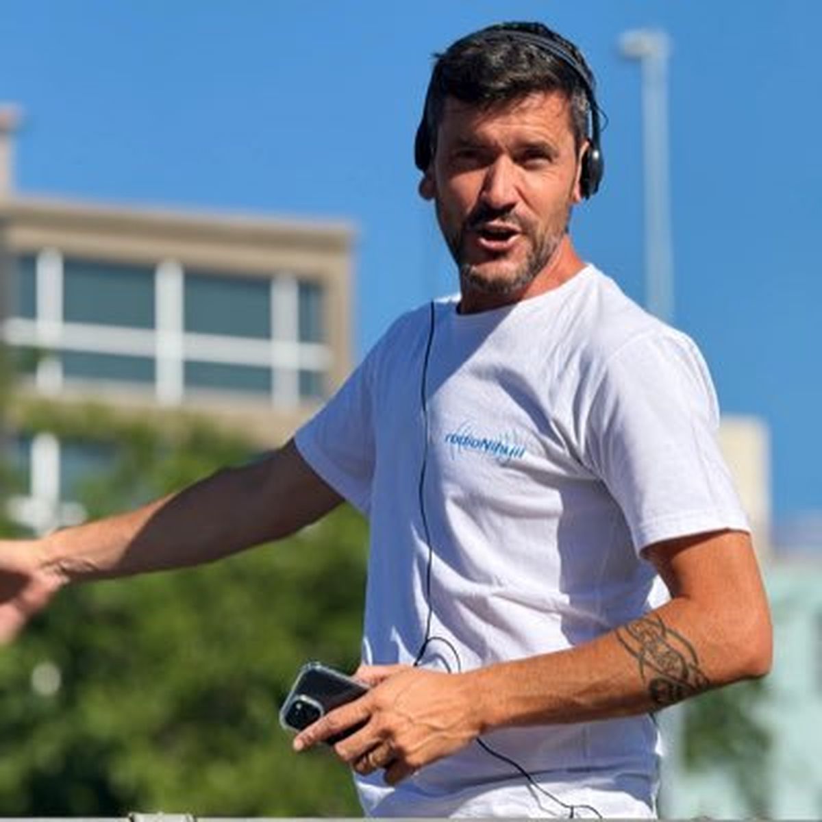 Matías Pascualetti, periodista de Radio Nihuil. Matías Pascualetti, periodista de Radio Nihuil.