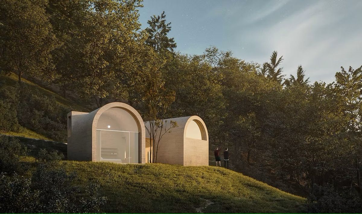 Parte del proyecto de un hotel para artistas en una villa abandonada de Italia que desarrolló el arquitecto Lucas Daniele. Parte del proyecto de un hotel para artistas en una villa abandonada de Italia que desarrolló el arquitecto Lucas Daniele.