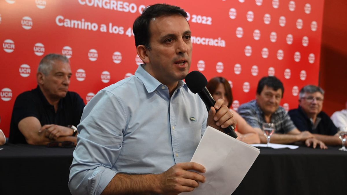 Tadeo García Zalazar, intendente de Godoy Cruz y presidente de la UCR Mendoza.