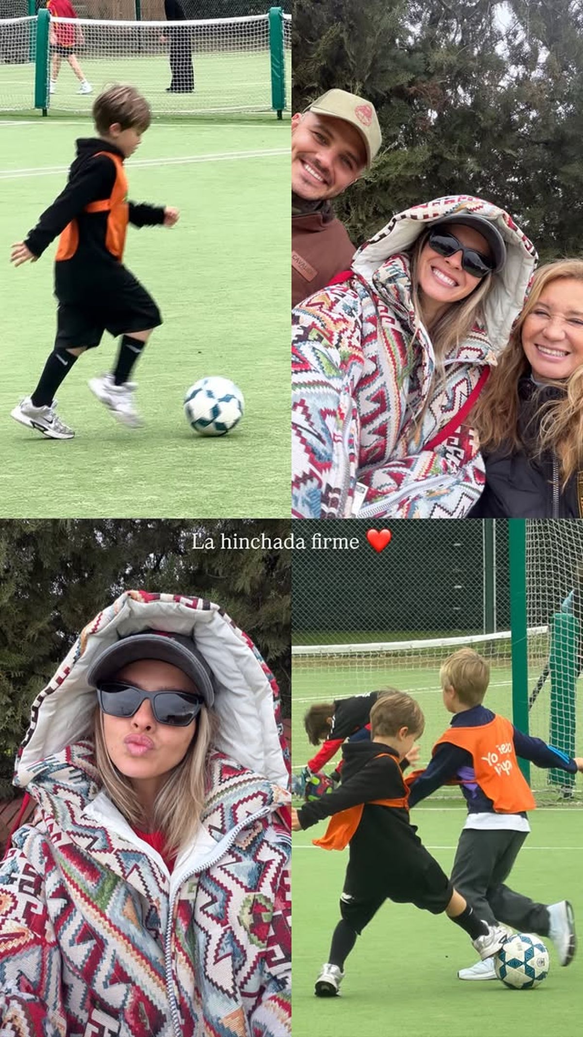 Alejado de sus hijas, Mauro Icardi alentó a Amancio Vicuña junto a la China Suárez. Alejado de sus hijas, Mauro Icardi alentó a Amancio Vicuña junto a la China Suárez.
